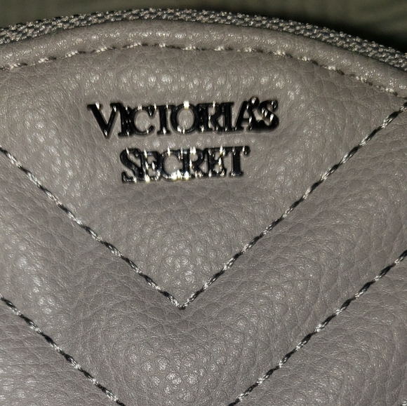Victoria's Secret mini backpack/purse, Gray - Picture 3 of 9